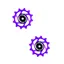 Hope 12 Tooth Jockey Wheel Pair in Purple