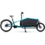 Cube Cargo Hybrid 500 Electric Cargo Bike in Blue/Lime